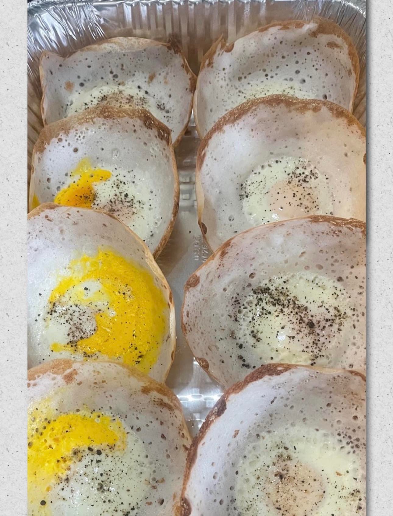 Hoppers - 2 egg and 3 plain