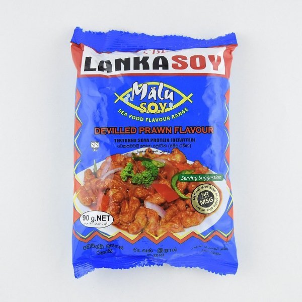 LankaSoy Malu Soy - Soya Meat Devilled Prawn 90g