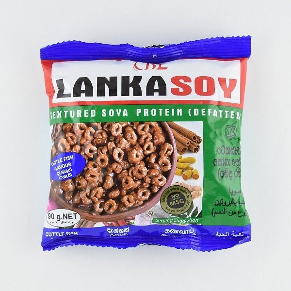 Lankasoy Soya Meat Cuttle Fish Flavor 90g