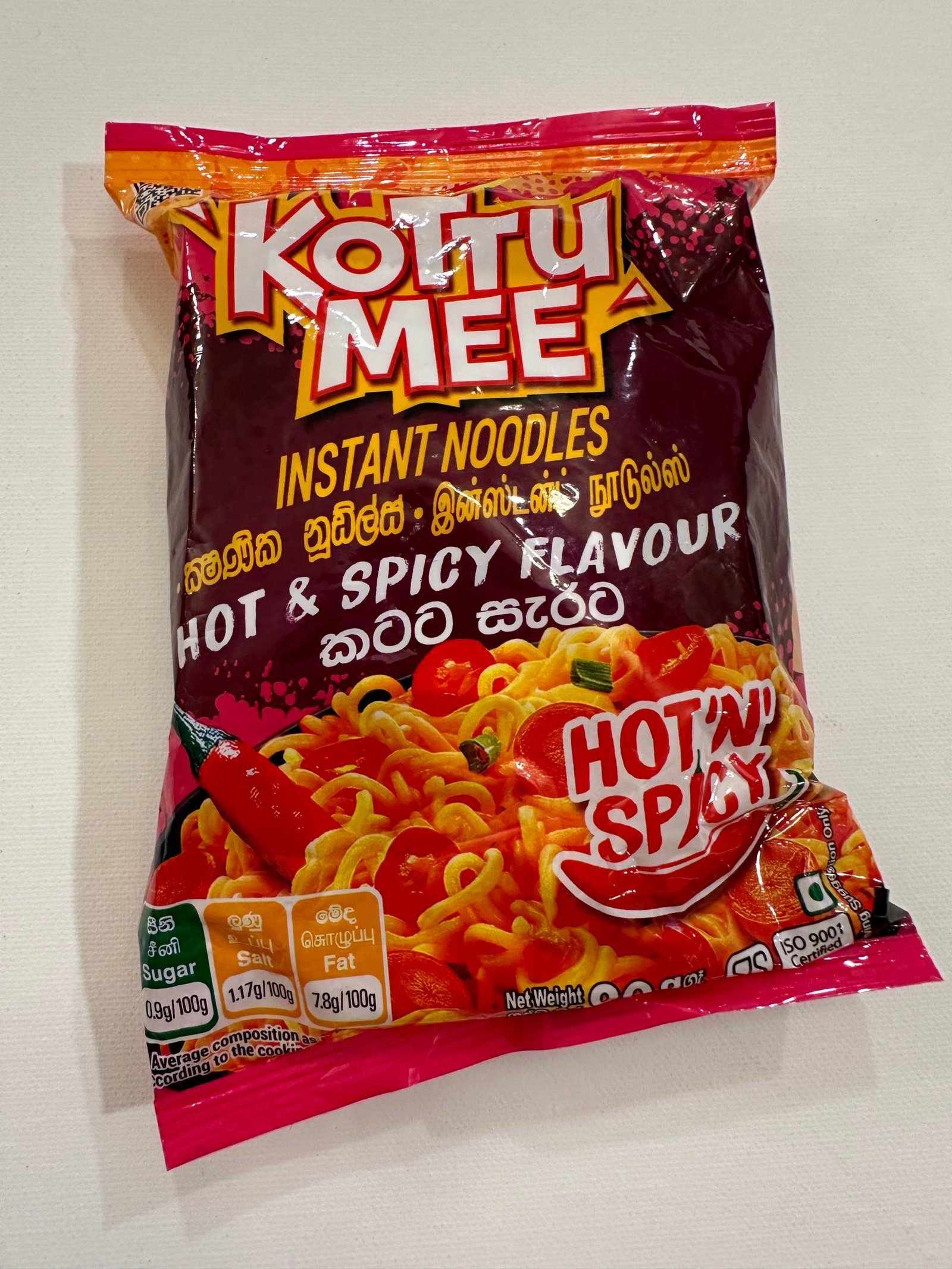 Kottu mee Hot & Spicy Noodles 80g