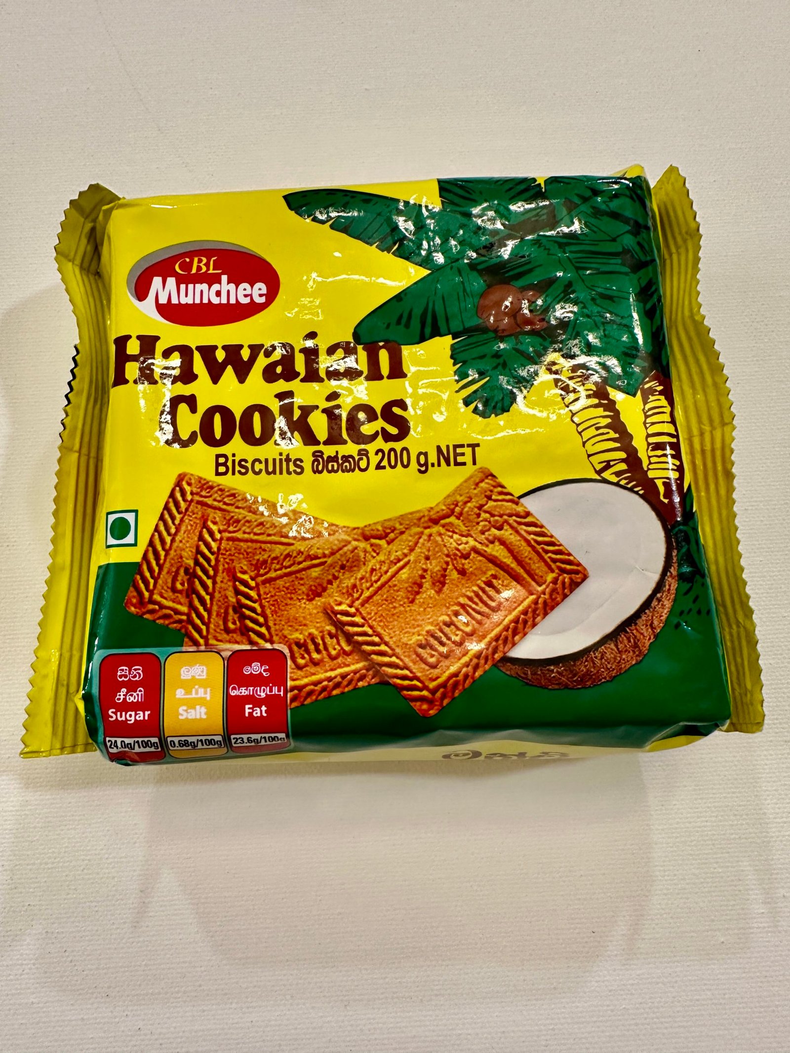 Munchee Hawaian Cookie Biscuits